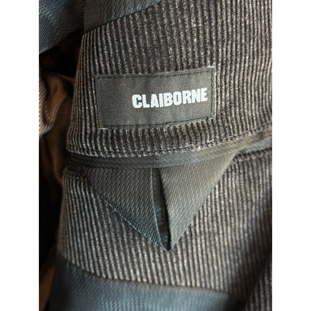 Claiborne Mens Brown Corduroy Blazer‎ Jacket 42L Business Casual